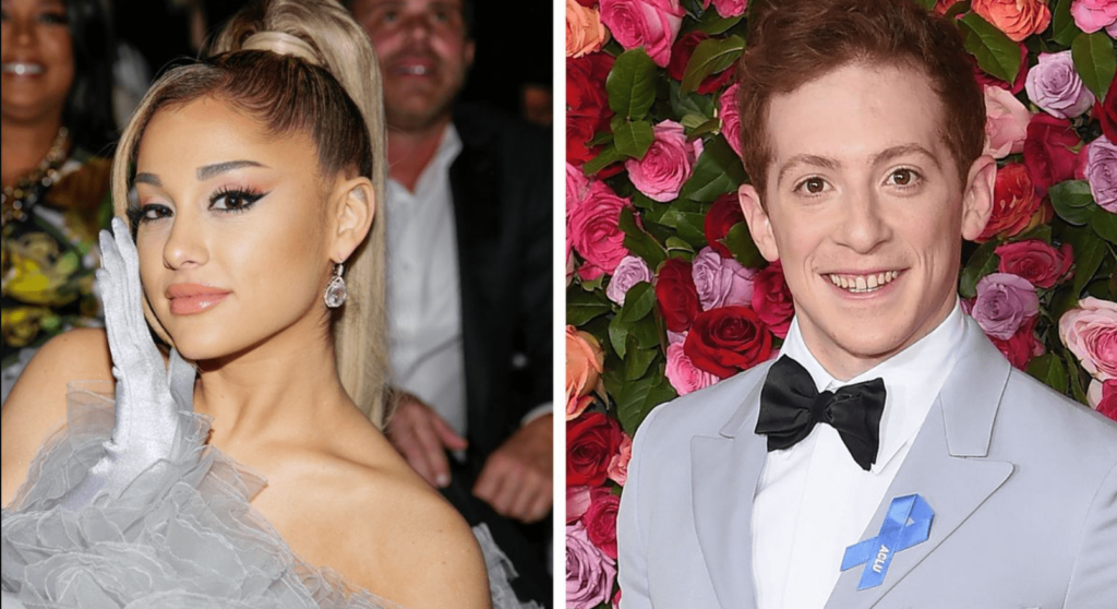 an image of Ariana Grande andEthan Slater: Ariana Grande Finds Love Again With Wicked Co-Star Ethan Slater