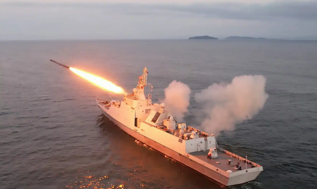 North Korea Reveals Advanced Warship Capabilities, Amnok-Class Corvette