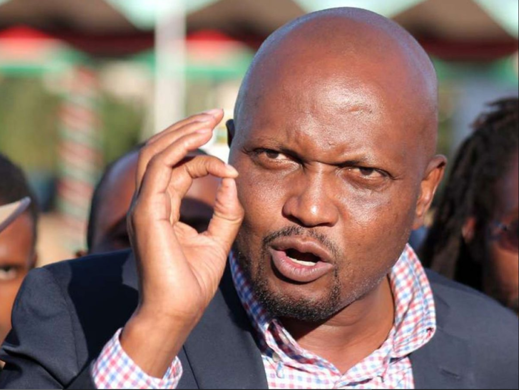 An image of Moses Kuria. He has announced 600 US Jobs.