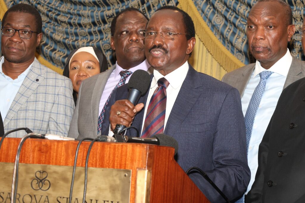 Kalonzo Threatens Nationwide Protests Against Proposed Finance Bill