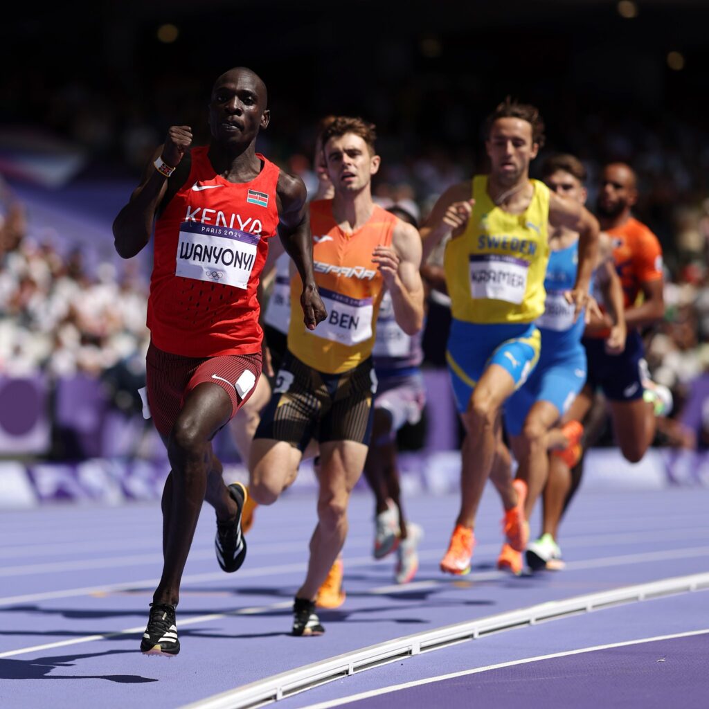 Emmanuel Wanyonyi Wins Men's 800m Heat 2 at Paris 2024 Olympics