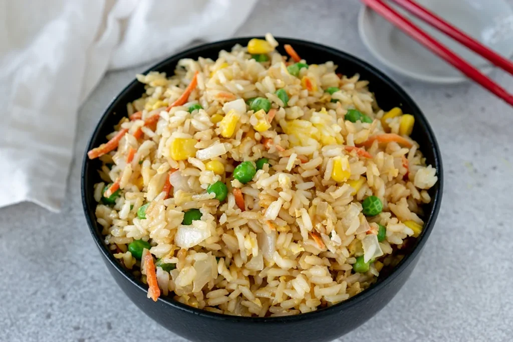 How To Make Savory Rice With Mixed Veg