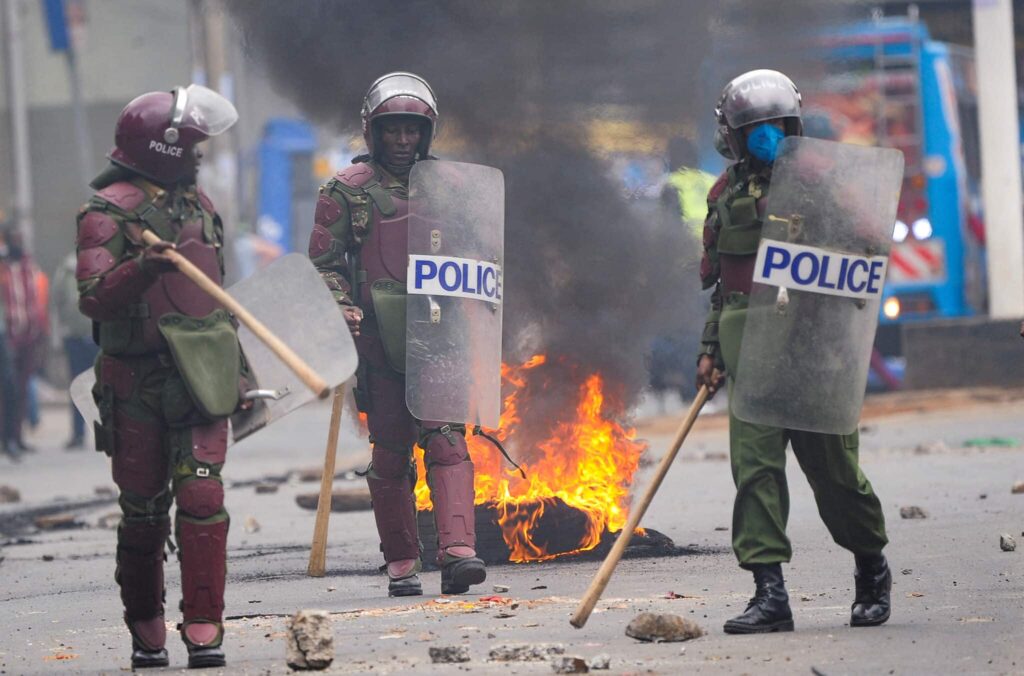 Report: Some Police Officers Starved During Anti-Finance Bill Protests