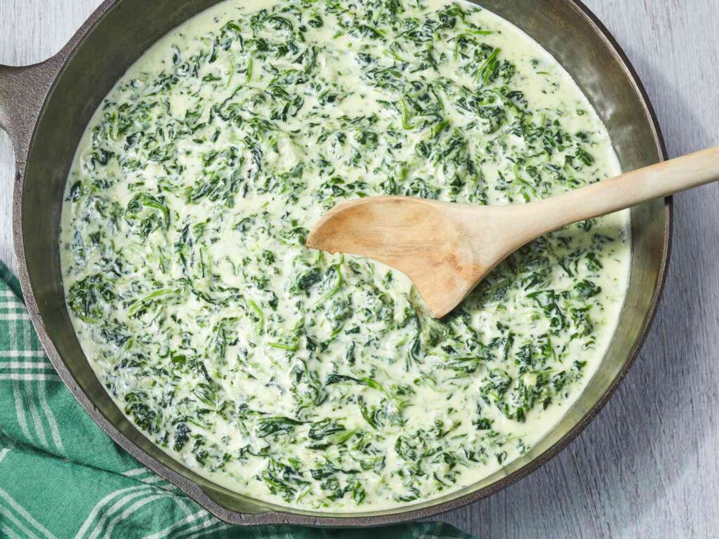 How To Cook Spinach With Milk