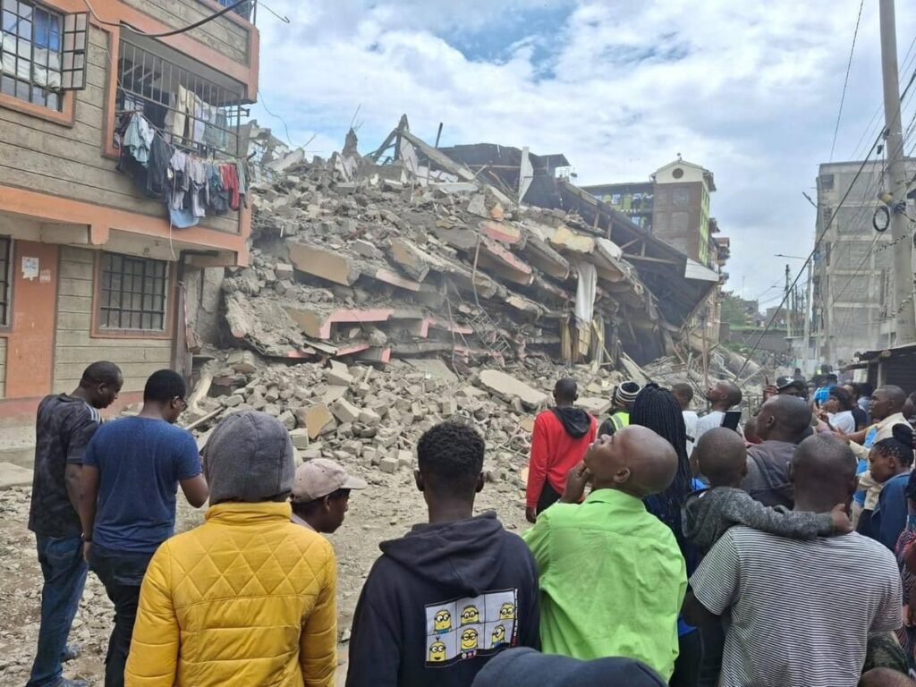 Fears Of Injuries, Deaths As Multi Storey Building Collapses In Kahawa West, Nairobi