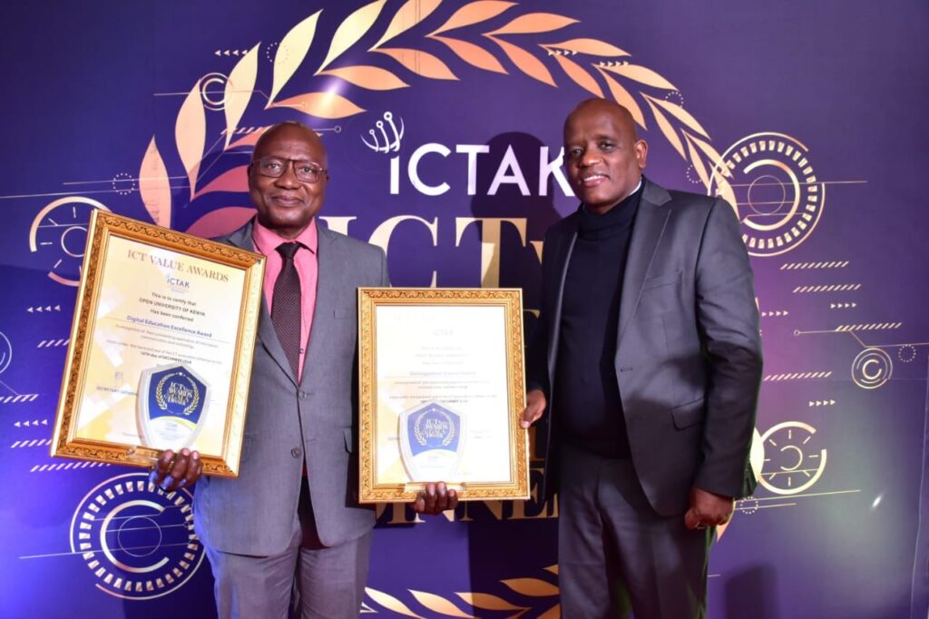 PS Omollo, Open University Shine At 2024 ICT Value Awards