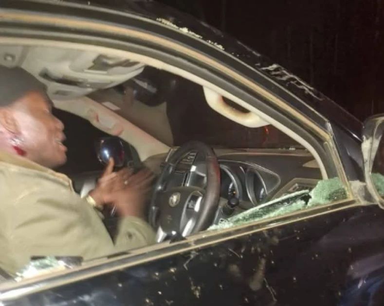 Natembeya driver injured in chaos at Chebukati mass in Kitale