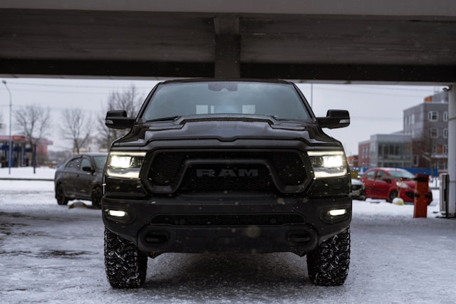 Your Guide to Toronto RAM Dealerships A-black-ram-truck-parked-under-a-bridge