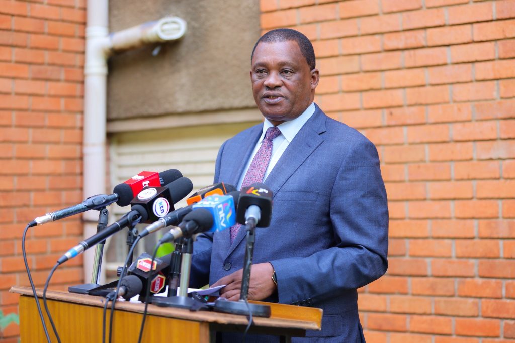 Former Public Service Cabinet Secretary Justin Muturi