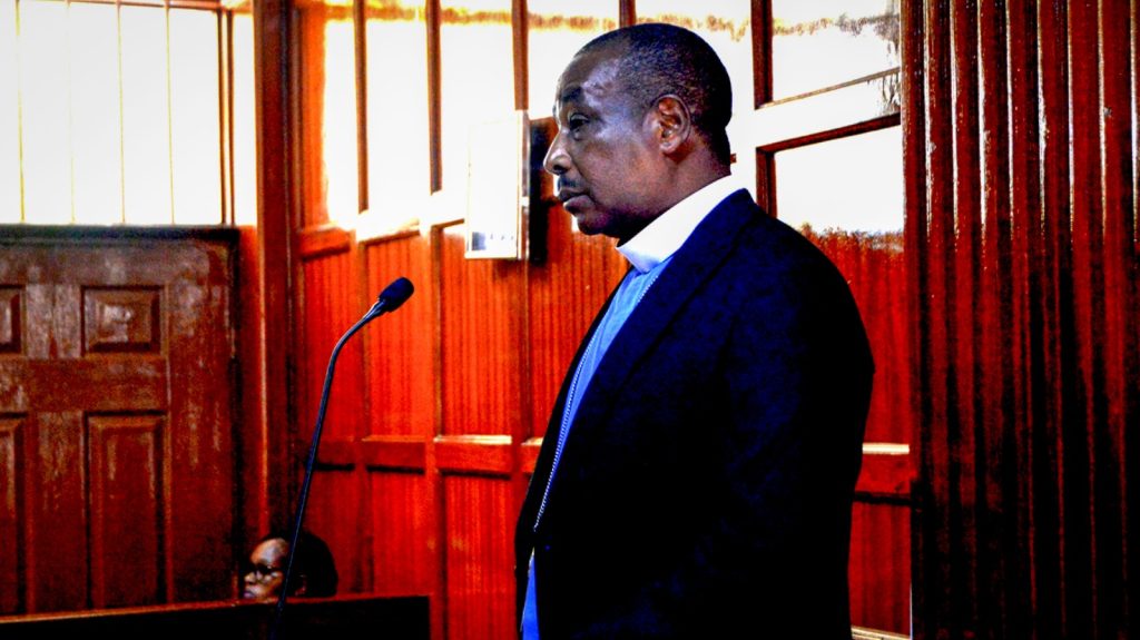 PCEA officials to be sentenced on December 18 after being guilty of contempt of court Rev Thegu Mutahi, PCEA Moderator in court
