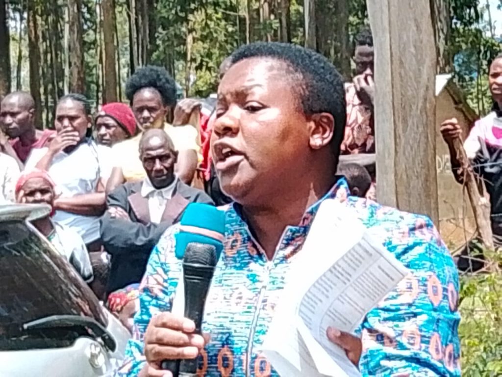 Kisii Woman Rep vows litigation compensation push for victims killed in Bonchari building collapse tragedy Kisii Woman Representative Donya Toto