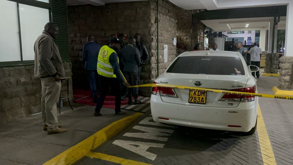 Kasipul MP Ong'ondo Were Car at Nairobi Hospital