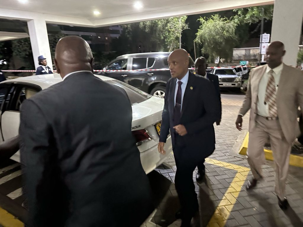 Director DCI Mohamed Amin Arriving at Nairobi Hospital