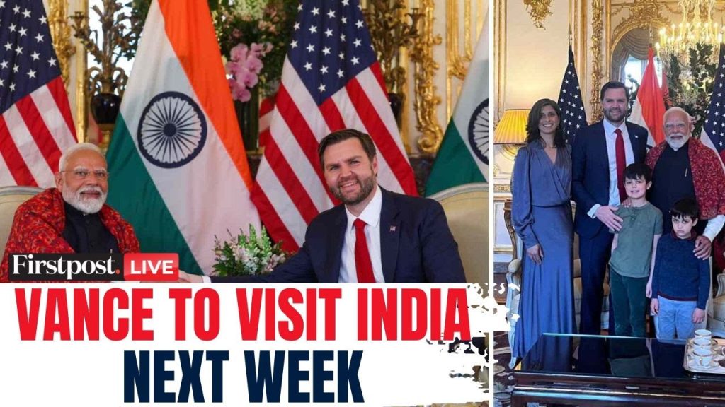 Vance to visit India as Trump intensifies tariff war with China