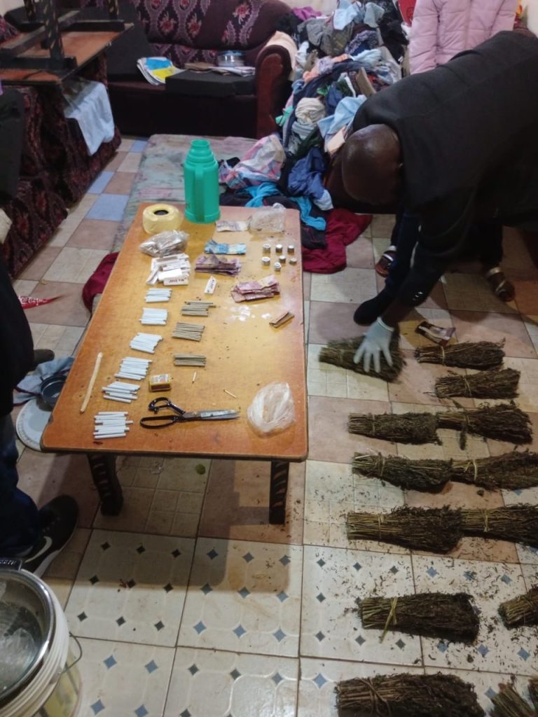 Two Arrested In Makueni As NACADA Seizes Bhang, Drug Paraphernalia Two Arrested In Makueni As NACADA Seizes Bhang, Drug Paraphernalia