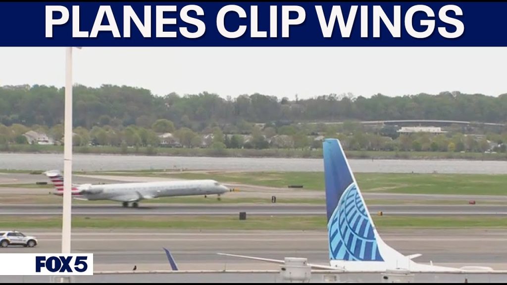 Two American Airlines jets clip wings on runway at Reagan airport
