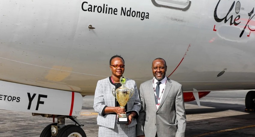 KQ Names New Boeing 737 After Long-Serving Staff Member Caroline Ndonga KQ Names New Boeing 737 After Long-Serving Staff Member Caroline Ndonga