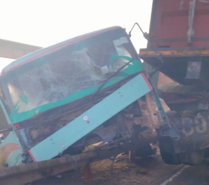 Major traffic disruption as one killed in accident involving three trailers in Emali