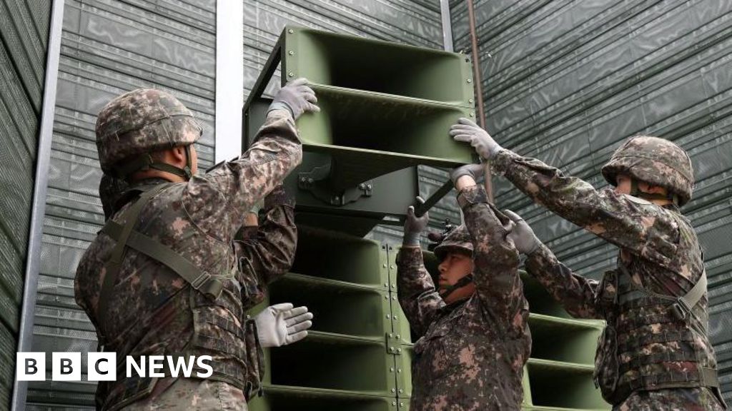 South Korea turns off propaganda loudspeakers to North