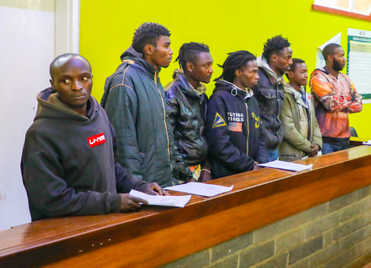 Seven in court over Kikuyu June 25 looting
