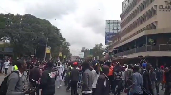 Goons attack protesters demanding justice for Albert Ojwang