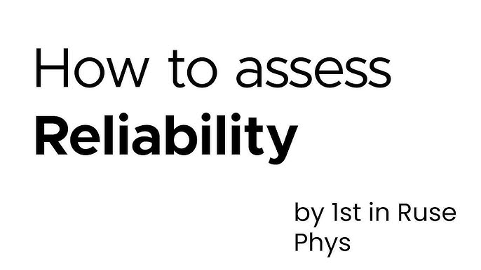 How To Improve Reliability Of An Experiment How To Improve Reliability Of An Experiment