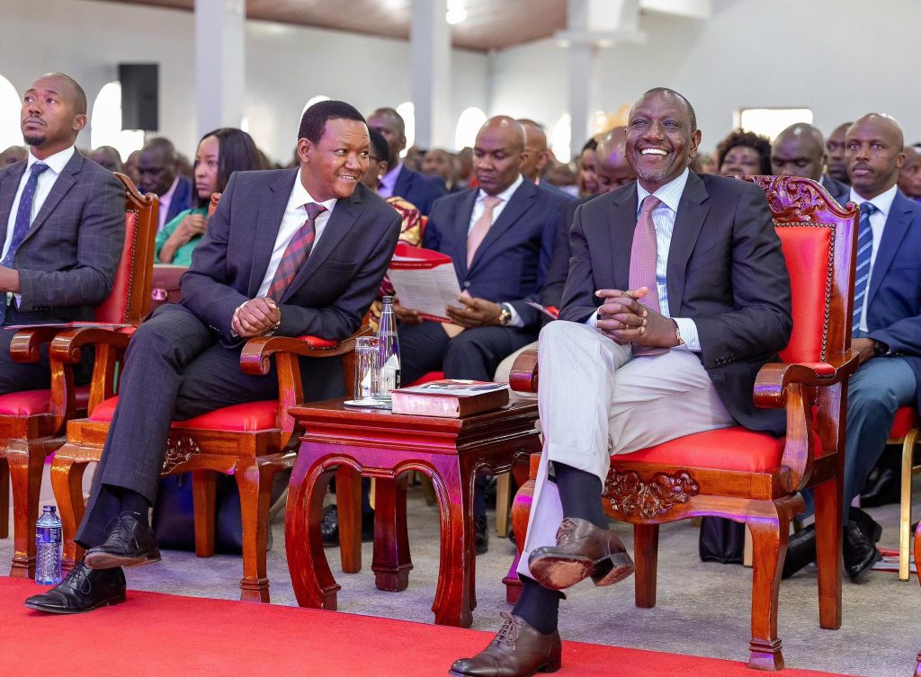 Ruto to parents; take charge of children, if you surrender them to police, what do you expect?’ President William Ruto addresses congregants at AIC Bomani in Machakos County on Sunday, urging parents to take greater responsibility in the upbringing of their children