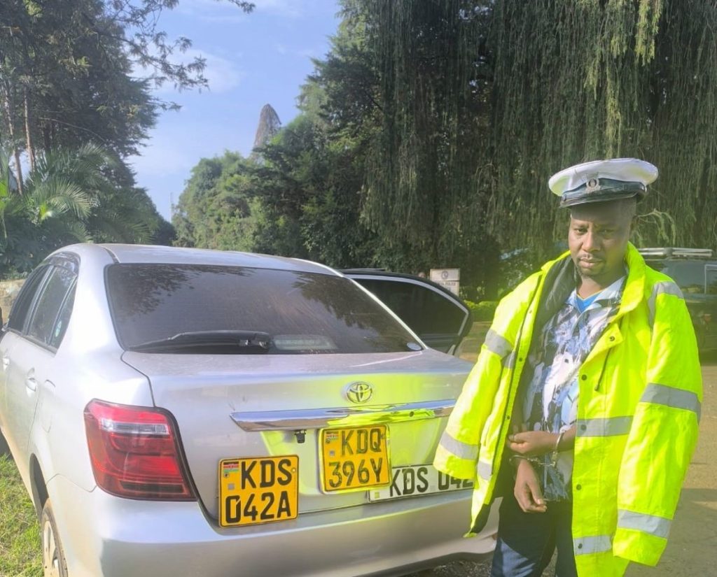 Suspect in Sh999,000 robbery identified, arrested with reflector jacket, police head dress and car in Eldoret