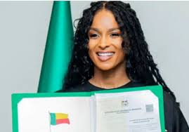 US Grammy winner Ciara becomes citizen of Benin under new slavery descendants law US Grammy winner Ciara becomes citizen of Benin under new slavery descendants law
