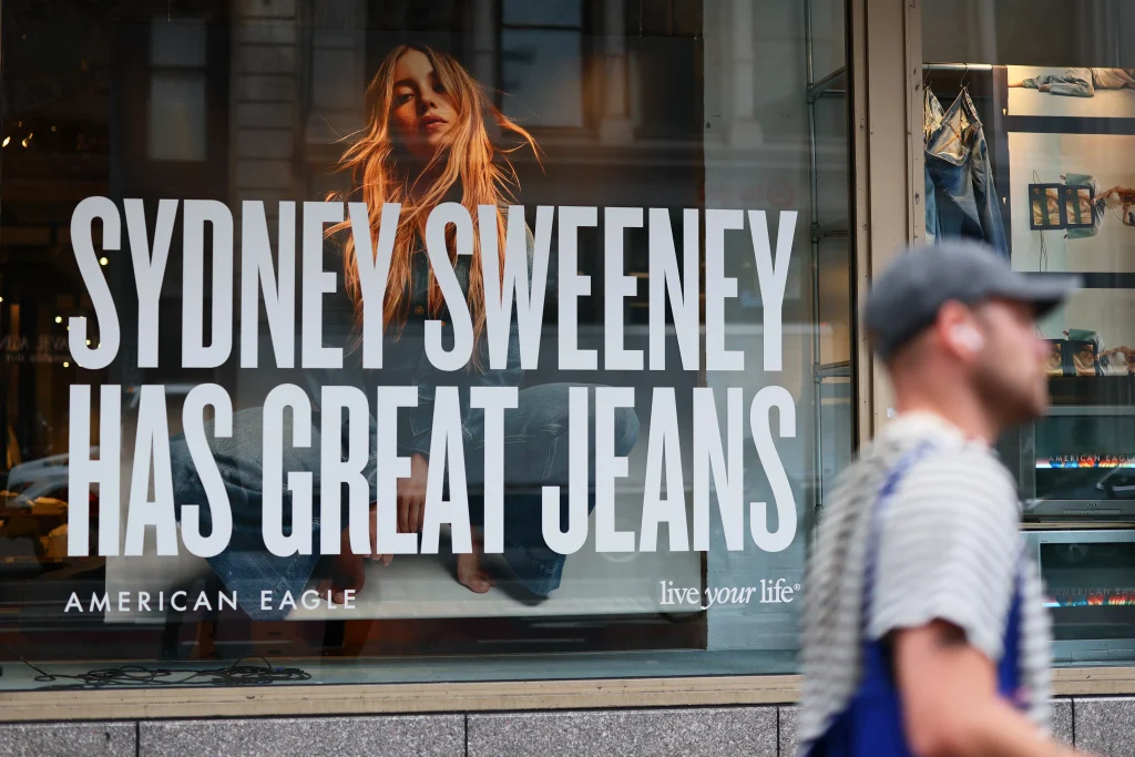 American Eagle’s stock soars after Trump praises Sydney Sweeney ad American Eagle's stock soars after Trump praises Sydney Sweeney ad