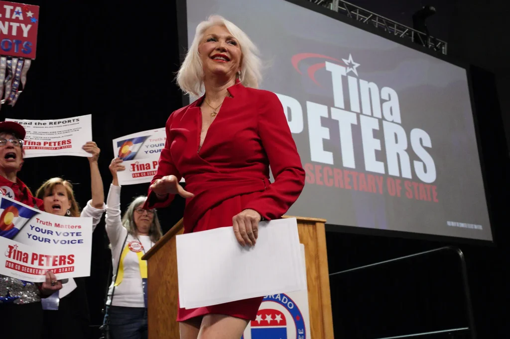 Trump threatens ‘harsh measures’ if convicted GOP election denier Tina Peters not freed
