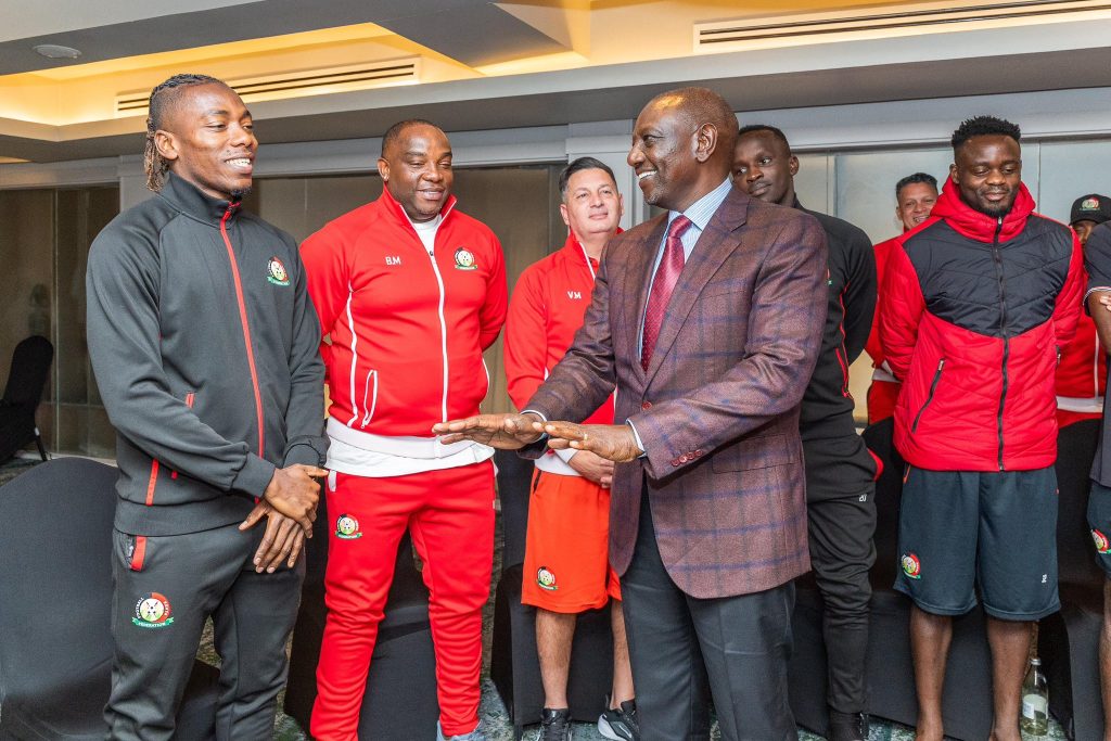 Ruto Raises Harambee Stars Win Bonus To Sh2.5 Million Ahead Of Zambia Clash Ruto Raises Harambee Stars Win Bonus To Sh2.5 Million Ahead Of Zambia Clash