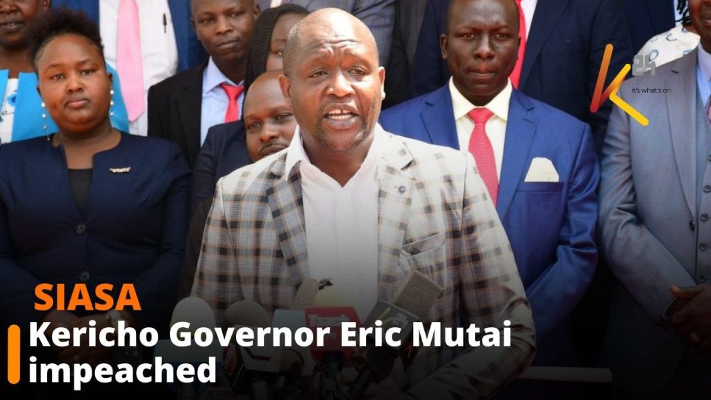 Kericho Governor Dr. Erick Mutai