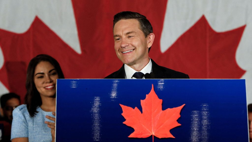 Canada’s Conservative leader wins back parliament seat Canada's Conservative leader wins back parliament seat