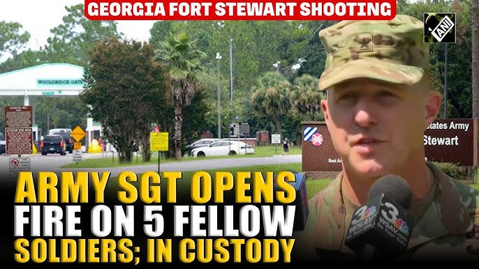 Shooting at Georgia’s Fort Stewart injures 5 soldiers; US Army sergeant in custody Shooting at Georgia's Fort Stewart injures 5 soldiers; US Army sergeant in custody