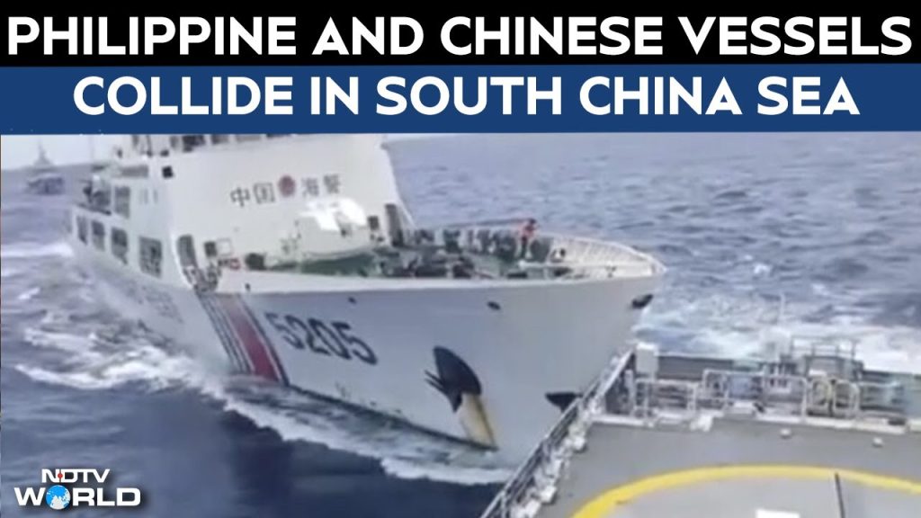 China rams own warship while chasing Philippine vessel China rams own warship while chasing Philippine vessel