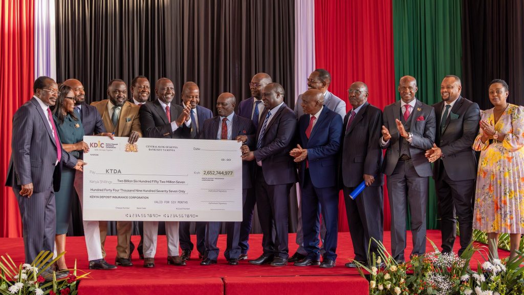 Victory for KTDA as Ruto hands over Sh2.5 billion recovered from collapsed banks