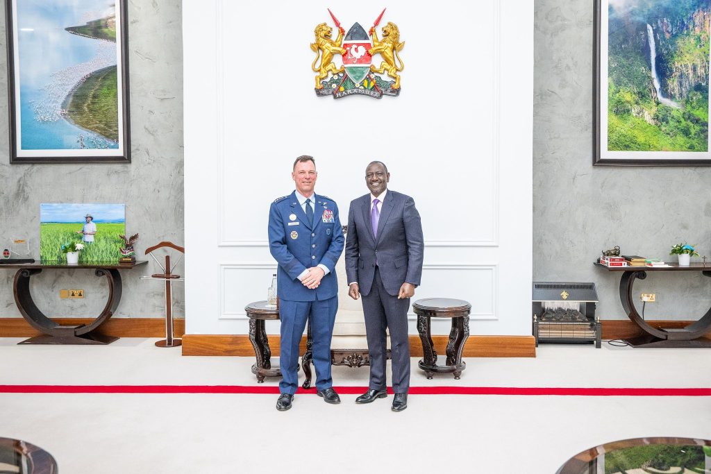 Ruto Meets New AFRICOM Commander General Dagvin Anderson