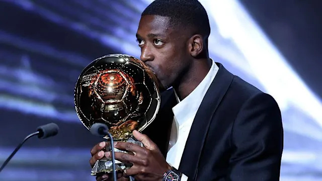 Tearful Dembele wins Ballon d’Or as PSG dominate