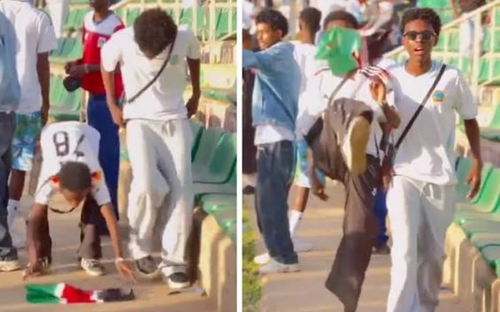 Murkomen orders arrest of youth caught in viral video desecrating Kenyan flag