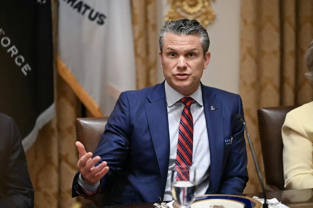 Cracked windscreen forces US defence secretary's plane to make unscheduled landing in UK