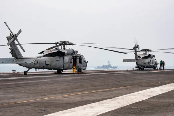 US Navy helicopter, fighter jet both go down in South China Sea