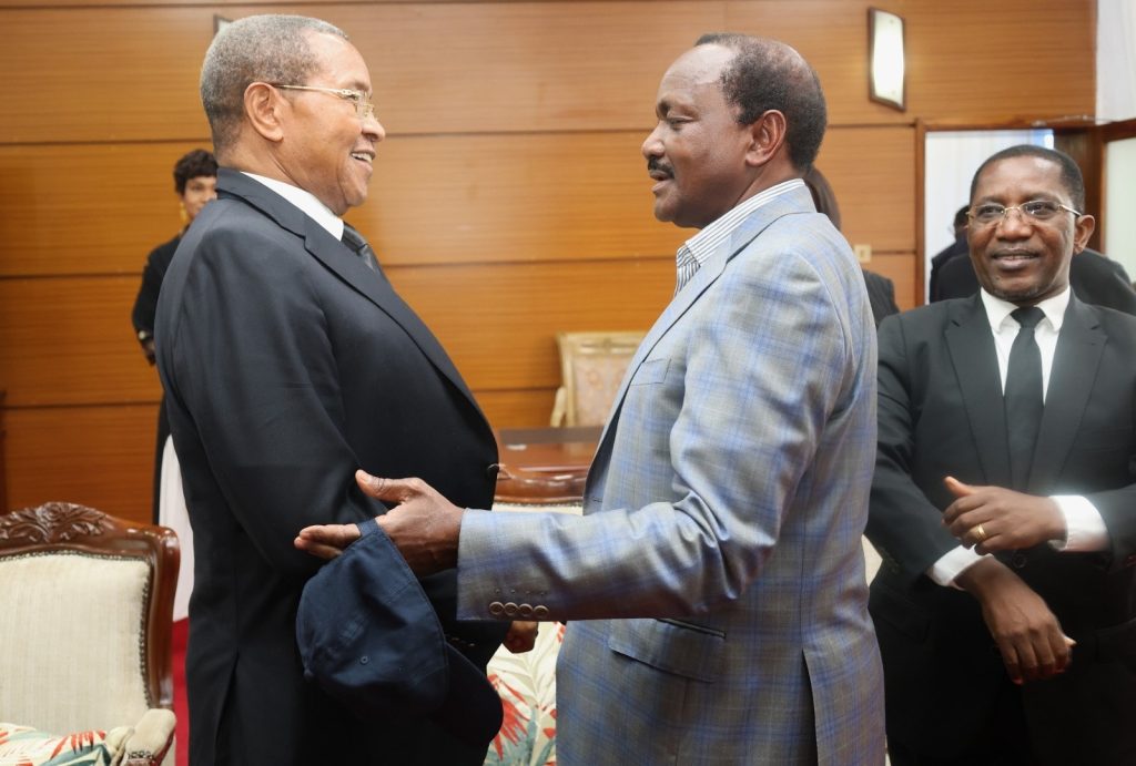 Former President of Tanzania Kikwete, Mpango Arrive in Kenya to Pay Last Respects to Raila