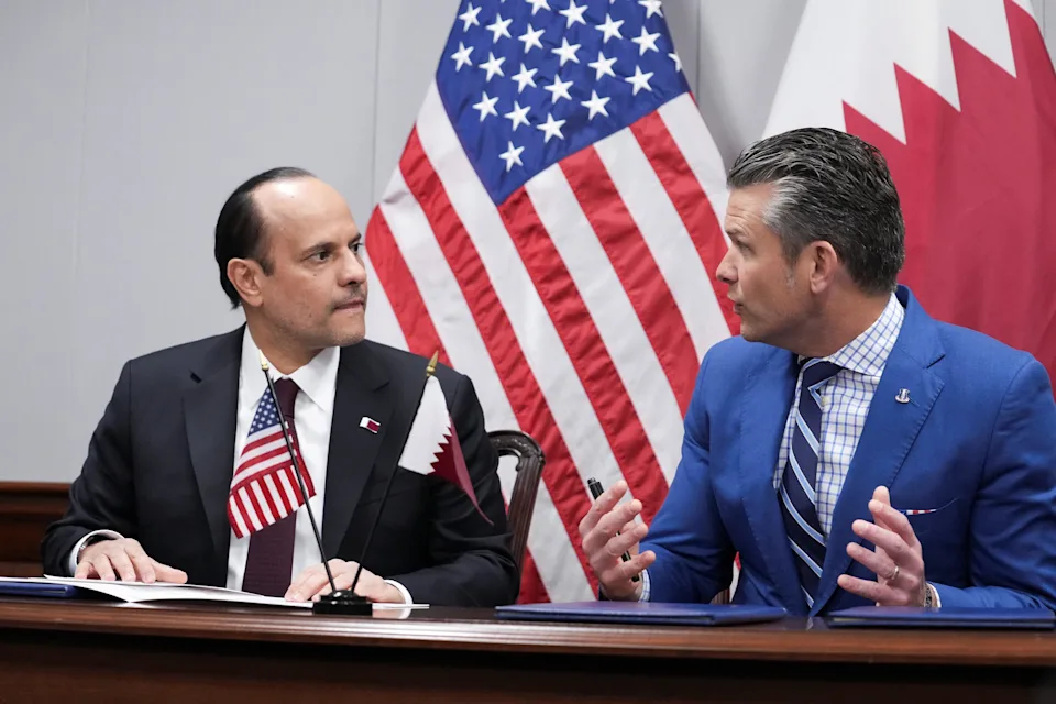 Hegseth announces Qatar will build air force facility at U.S. base in Idaho Hegseth announces Qatar will build air force facility at U.S. base in Idaho