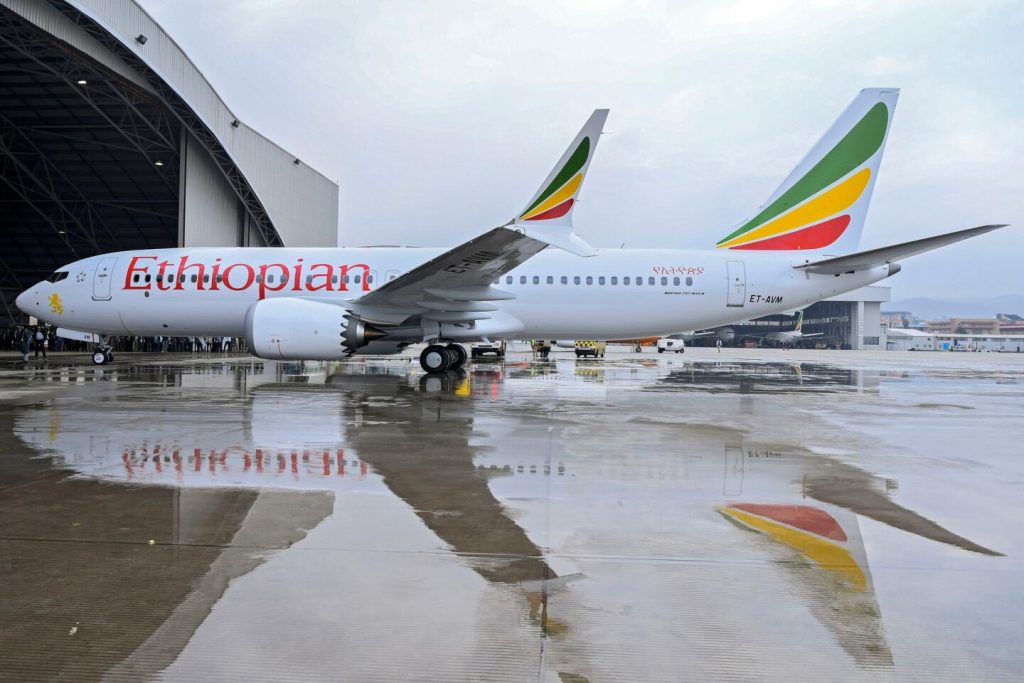 Panic as Ethiopian airline’s four tyres burst after landing at Mombasa airport