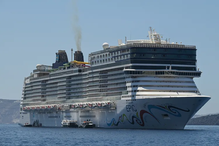 Cruise Ship Rescues 63 Stranded People in the Ionian Sea