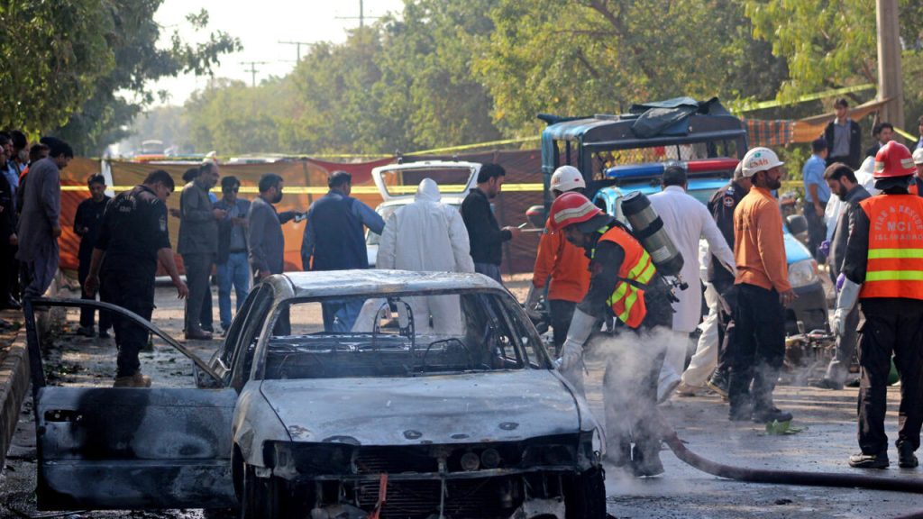 Suicide bombing in Islamabad kills 12, says Pakistan’s interior minister