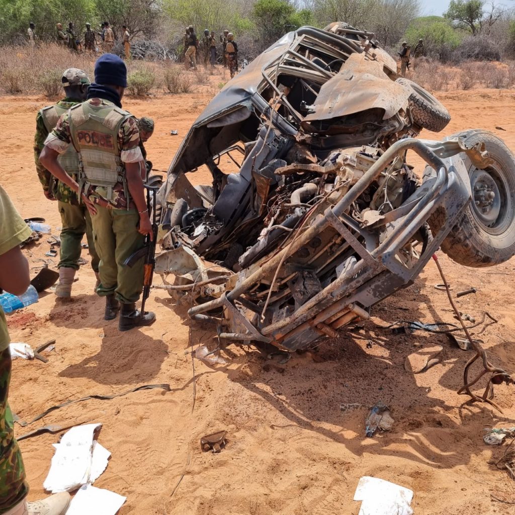 IED explosion kills two cops on Liboi-Kulan road in Garissa
