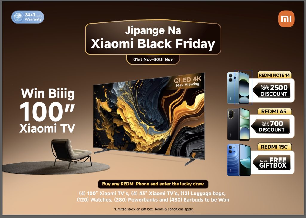 Xiaomi Kenya Rolls Out ‘Month of All Black Fridays’ with Mega Giveaways, Unbeatable Discounts