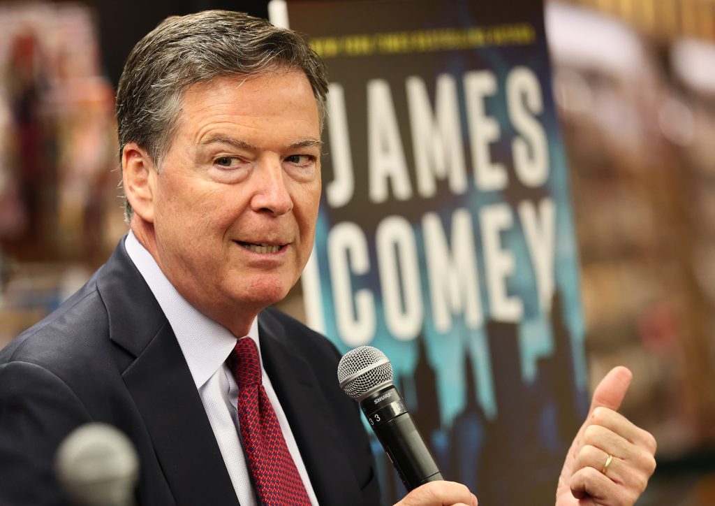 Judge says Comey evidence was wrongfully retained, creating hurdle for new charges